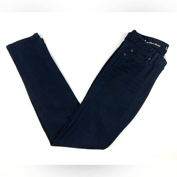 Ann Taylor Black Skinny Jeans Size 26 - Picture 3 of 6